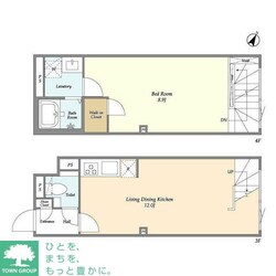 ＡＧＲＡＴＩＯ目黒諏訪山の物件間取画像